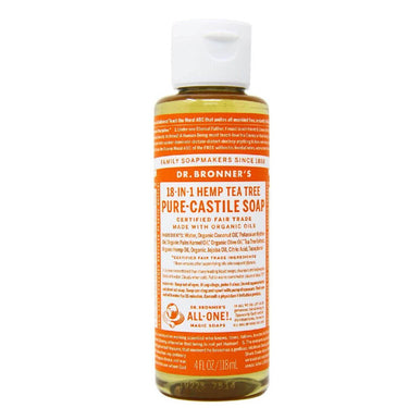 Tea Tree Oil Pure Castile Soap Tea Tree - Dr Bronners